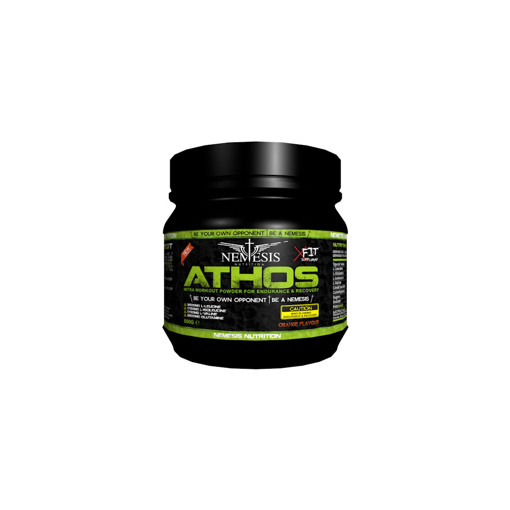 Nemesis Nutrition Athos | BCAA | 360 Gramm | Erdbeere | 26 Doseringen | 2:1:1 Formel | Suikervrij | Nutriworld