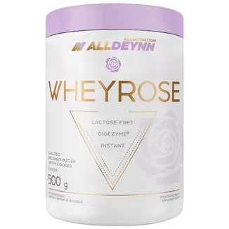 ALLDEYNN WheyRose Protein – 500 g, instant whey concentrate with DigeZyme® for women.
