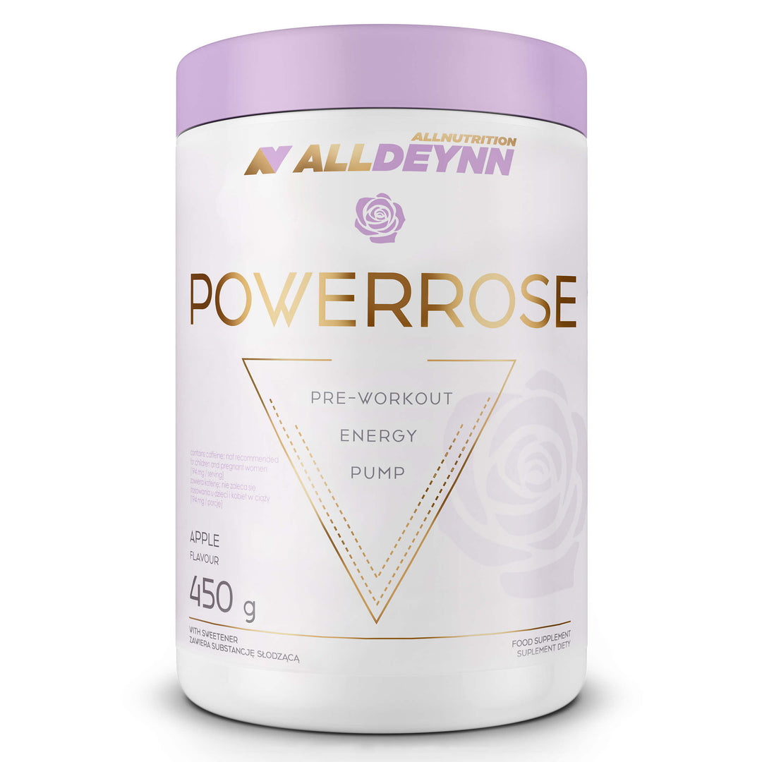 ALLDEYNN POWERROSE – 450 g – 20 Servings – Pre-Workout for Women – Energy, Focus & Endurance – Nutriworld