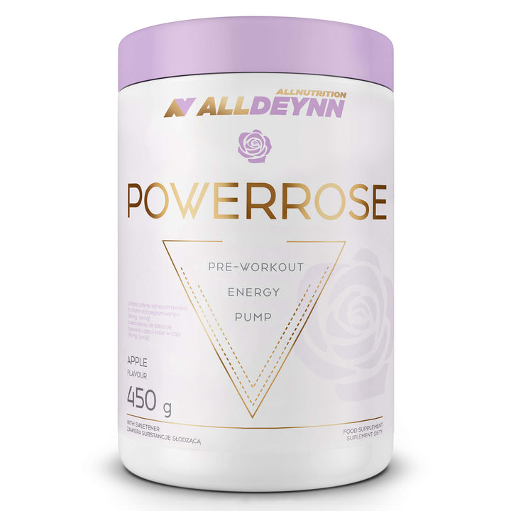 ALLDEYNN POWERROSE – 450 g – 20 Servings – Pre-Workout for Women – Energy, Focus & Endurance – Nutriworld