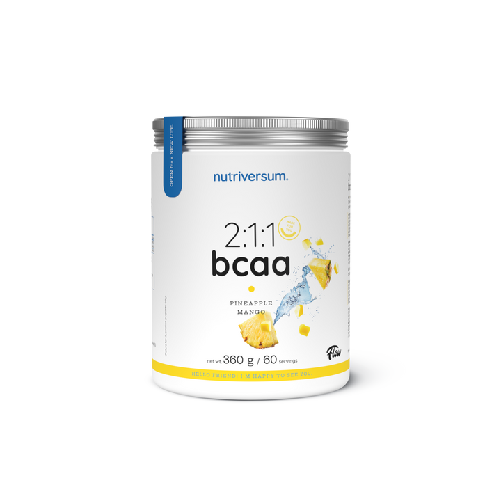NUTRIVERSUM BCAA – 2:1:1 Ratio – 360 g – 60 Servings – Available in Many Flavors – Muscle Recovery & Endurance Support – Nutriworld