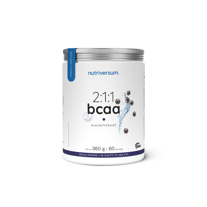 NUTRIVERSUM BCAA – 2:1:1 Ratio – 360 g – 60 Servings – Available in Many Flavors – Muscle Recovery & Endurance Support – Nutriworld