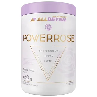 ALLDEYNN POWERROSE – 450 g – 20 Servings – Pre-Workout for Women – Energy, Focus & Endurance – Nutriworld