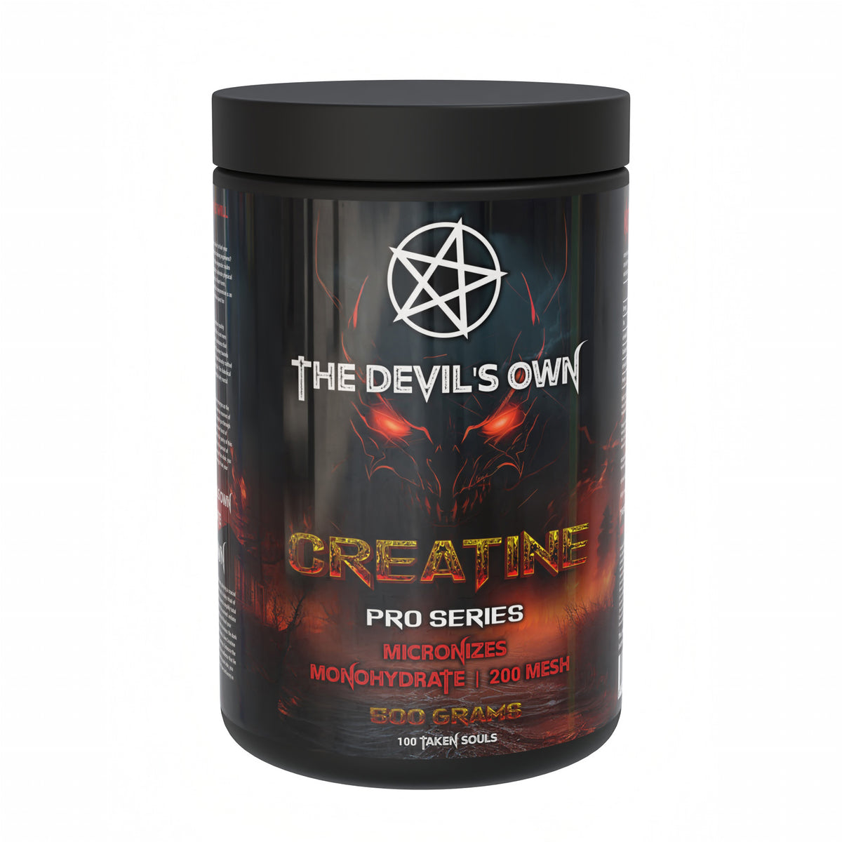 The Devil’s Own Creatine Monohydrate 500 g – Micronized 200 Mesh pure creatine powder for strength and recovery