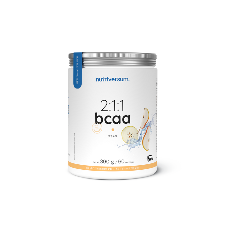 NUTRIVERSUM BCAA – 2:1:1 Ratio – 360 g – 60 Servings – Available in Many Flavors – Muscle Recovery & Endurance Support – Nutriworld
