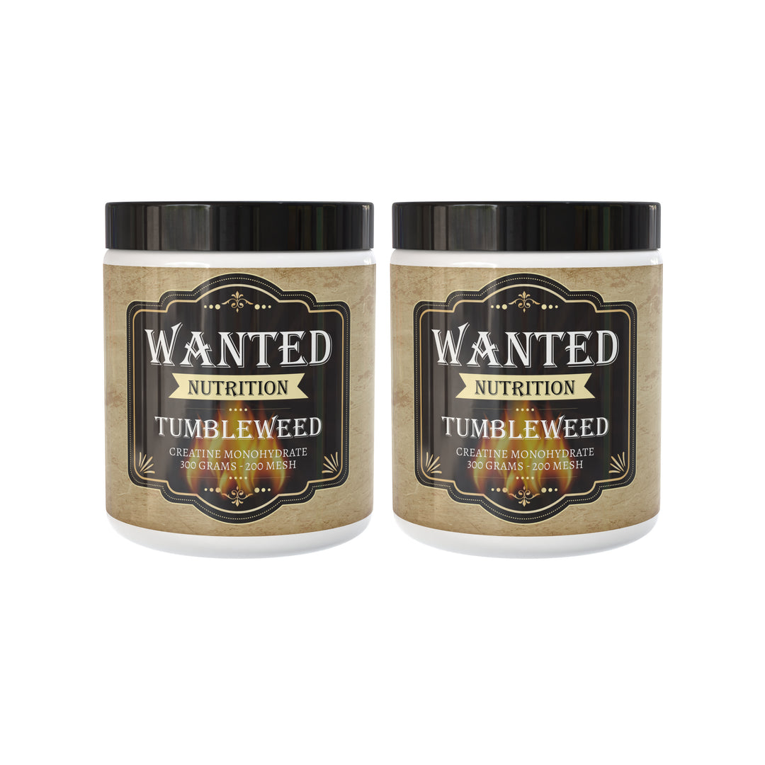 Wanted Nutrition Kreatin-Monohydrat | 2 x 300 g | 120 Portionen insgesamt | Mikronisiert 200 Mesh | Nutriworld