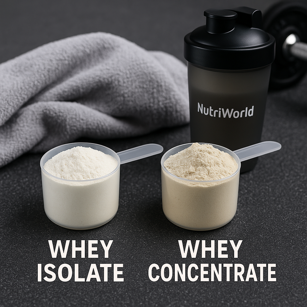 Whey isolate vs whey concentrate — welke past bij jouw doel?