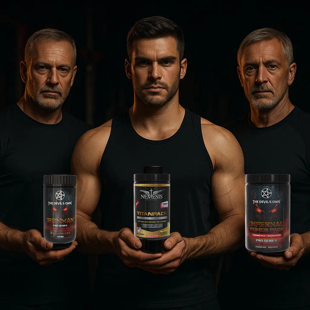 Test booster packs for strength, hormonal support and athletic performance