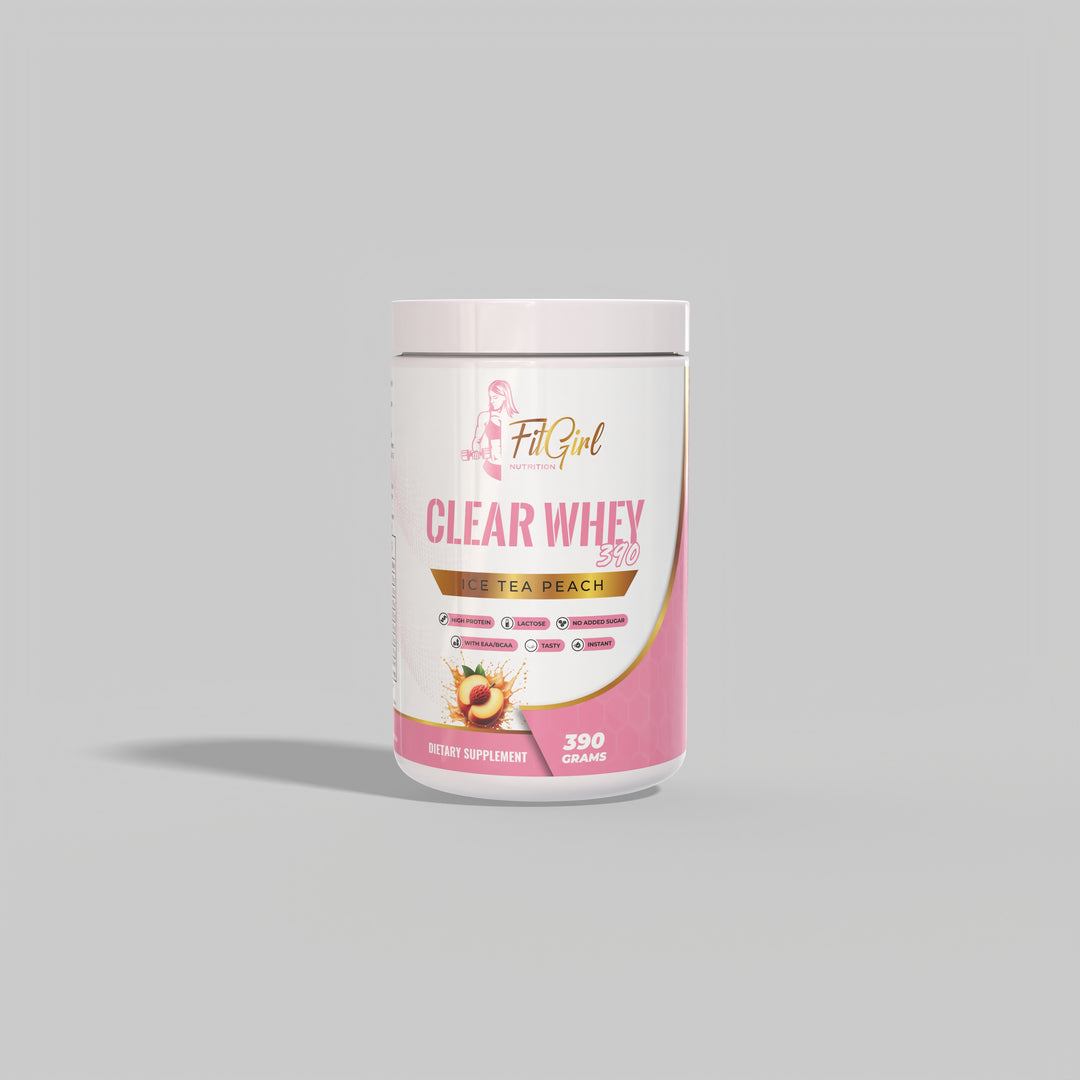 FitGirl Nutrition | Clear Whey | Ice Tea Peach | 390gr 13 servings | Nutriworld