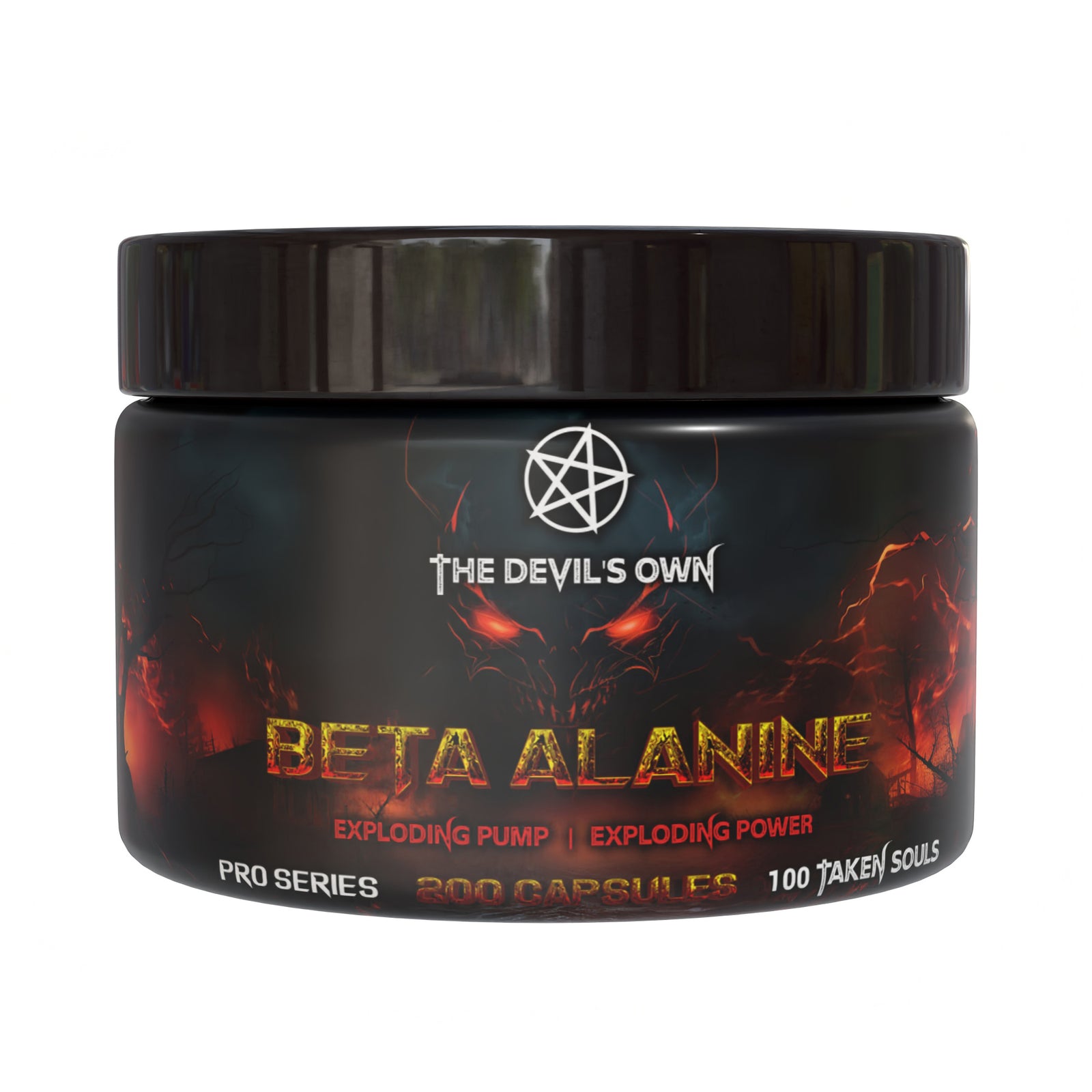 The Devil’s Own Beta-Alanine – 200 capsules for endurance, focus and pre-workout performance