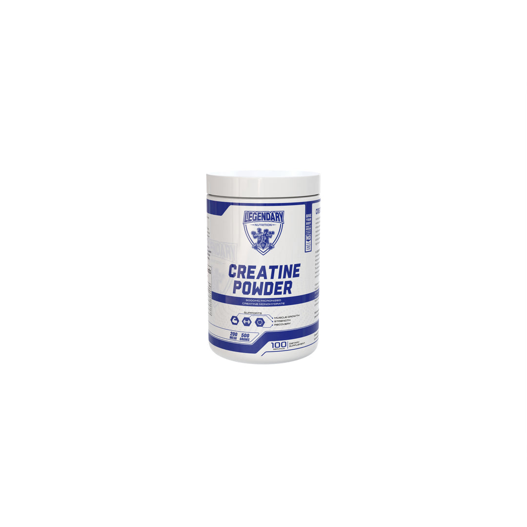 Legendäre Ernährung | Kreatin-Monohydrat | Geschmacksneutral | 500gr 100 Portionen | Prestatien | Dursport | Voetbal | Crossfit | Krachtsport | Bodybuilding | Fitness | Energie | Herstel | Nutriworld