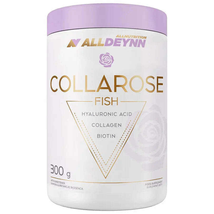 alldeynn collarose fish collagen powder, verisol f marine collagen, beauty supplement for women, skin hydration elasticity support, collagen with vitamin c hyaluronic acid biotin, nutriworld
