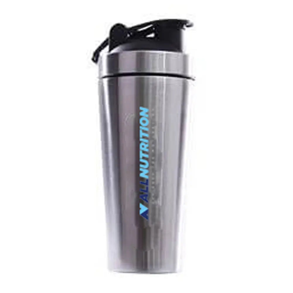 ALLNUTRITION stainless steel shaker 750 ml with mixing ball and double-wall insulation
