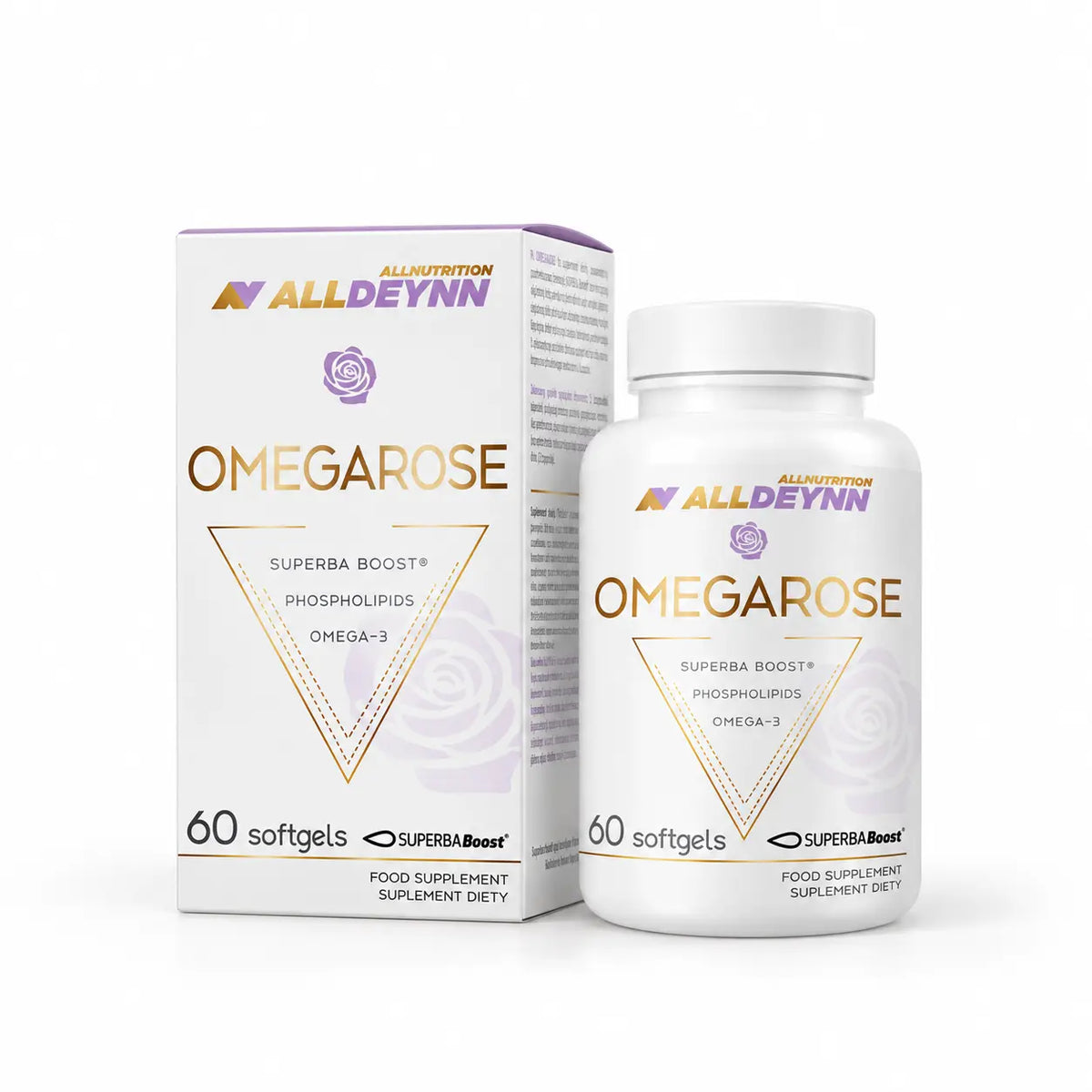 Omega-3 Krill Oil ALLDEYNN OMEGAROSE 60 Softgels Supplement 
