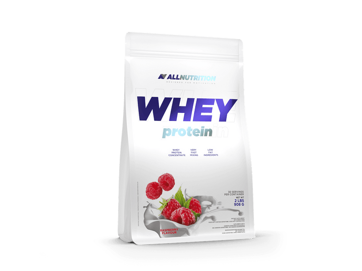 Protéines de lactosérum ALLNUTRITION – 908 g | 30 portions | 26 saveurs et d'autres à venir | Nutriworld