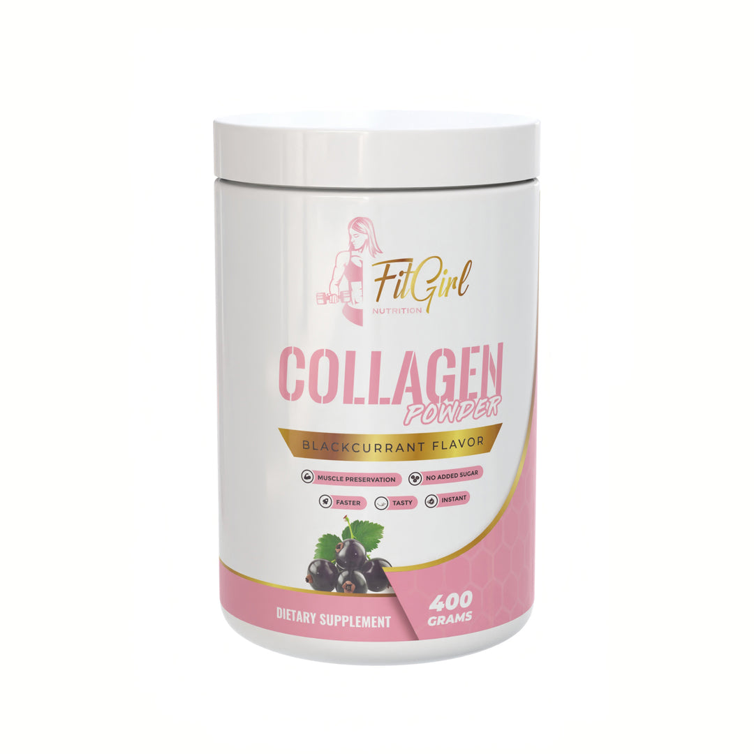 FitGirl Collagen Powder 400 g – Hydrolyzed Collagen with MSM, Vitamin C & Hyaluronic Acid | Nutriworld