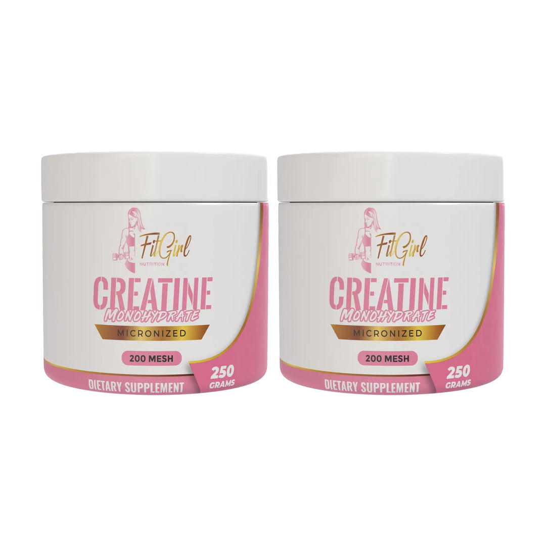 FitGirl Creatine Powder Combi Pack – 2 × 250 g Micronized Creatine for Women | Nutriworld