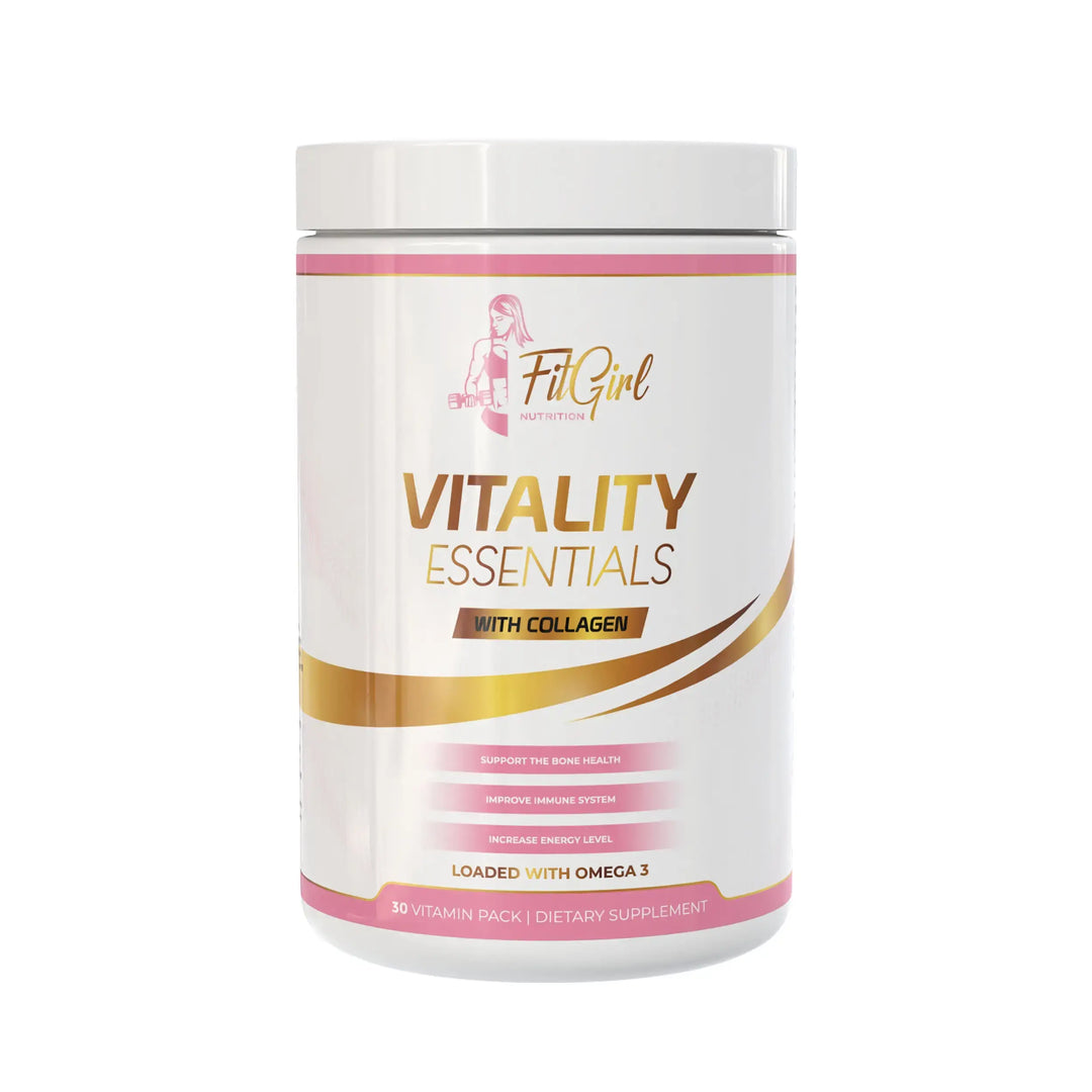 FitGirl Vitality Essentials – Daily Vitamin Mineral and Omega-3 Pack for Women | Nutriworld