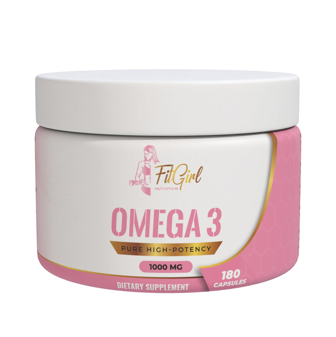 FitGirl Nutrition – Omega 3 | 180 Softgel Caps | 1000 mg | 60 Servings