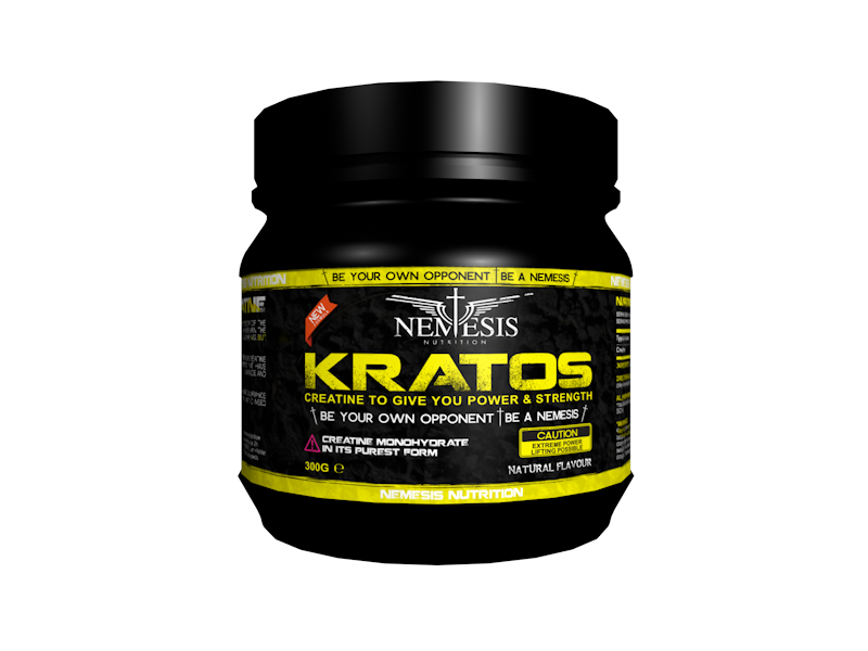 Nemesis-Ernährung | Kreatin-Monohydrat | Geschmacksneutral | 2 Töpfe von 300gr 120 Portionen Gesamt | Herstel | Nutriworld