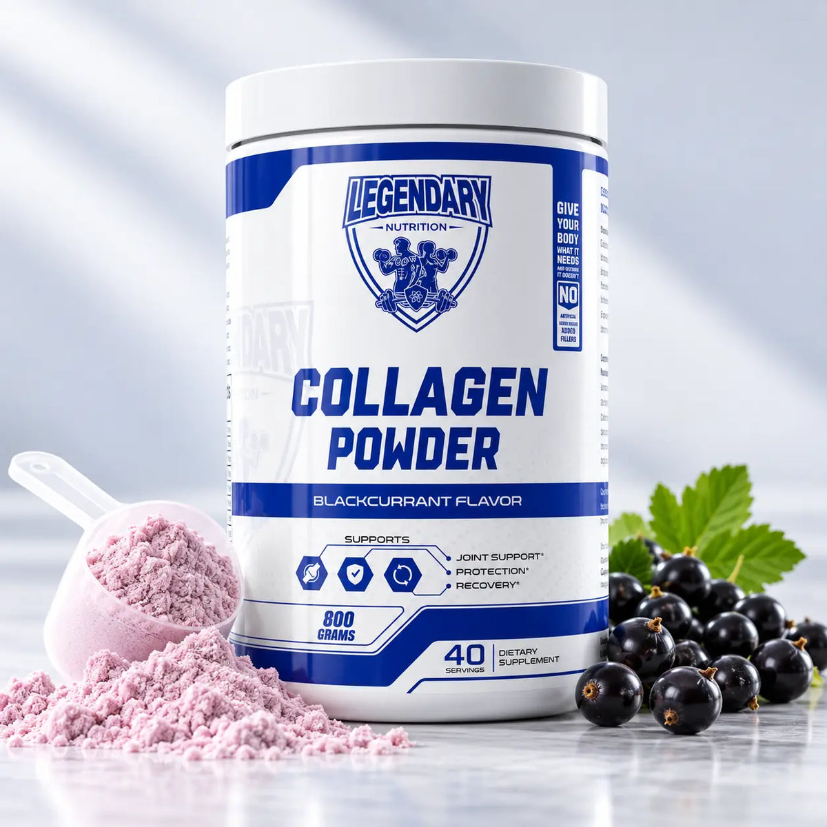 legendary collagen powder 800g blackcurrant flavor
