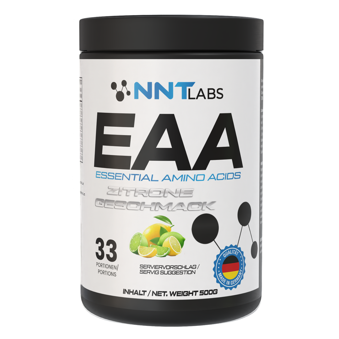 NNT Labs EAA – 500 g Essential Amino Acid Formula for Muscle Recovery & Performance in 4 flavors
