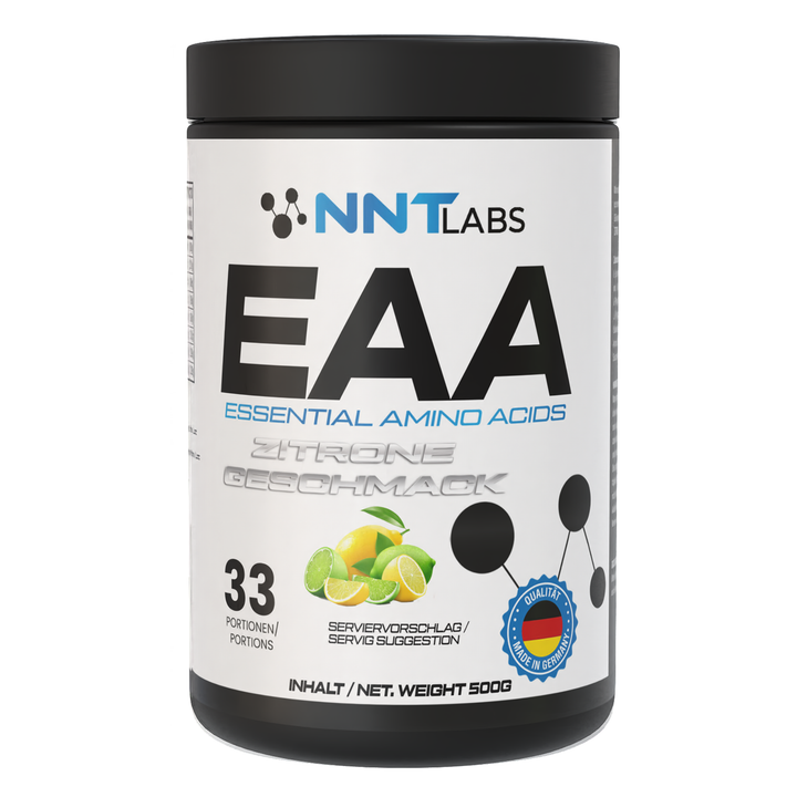 NNT Labs EAA – 500 g Essential Amino Acid Formula for Muscle Recovery & Performance in 4 flavors