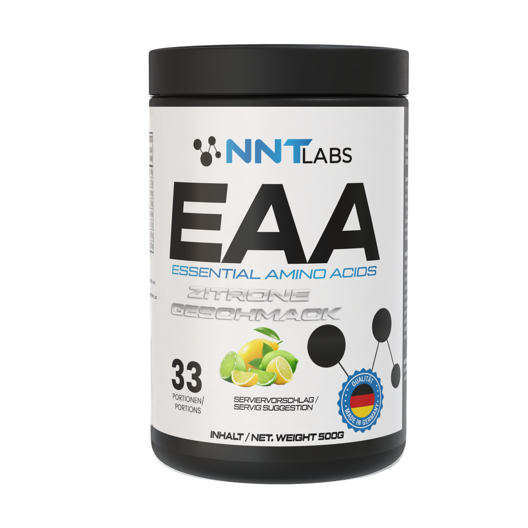 NNT Labs | 500gr EAA | 31 Portionen Essentiële Aminozuren | snel herstel | kein Suiker | Nutriworld.eu