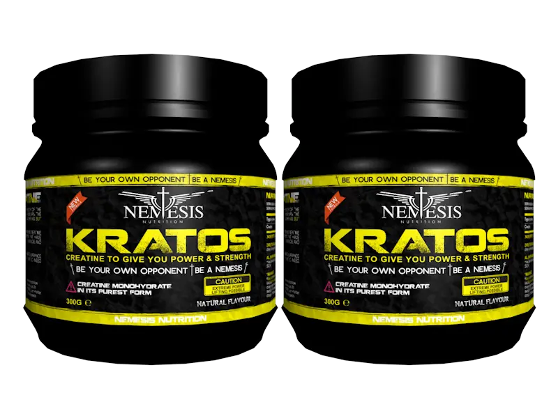 Nemesis KRATOS creatine monohydrate twin pack powder