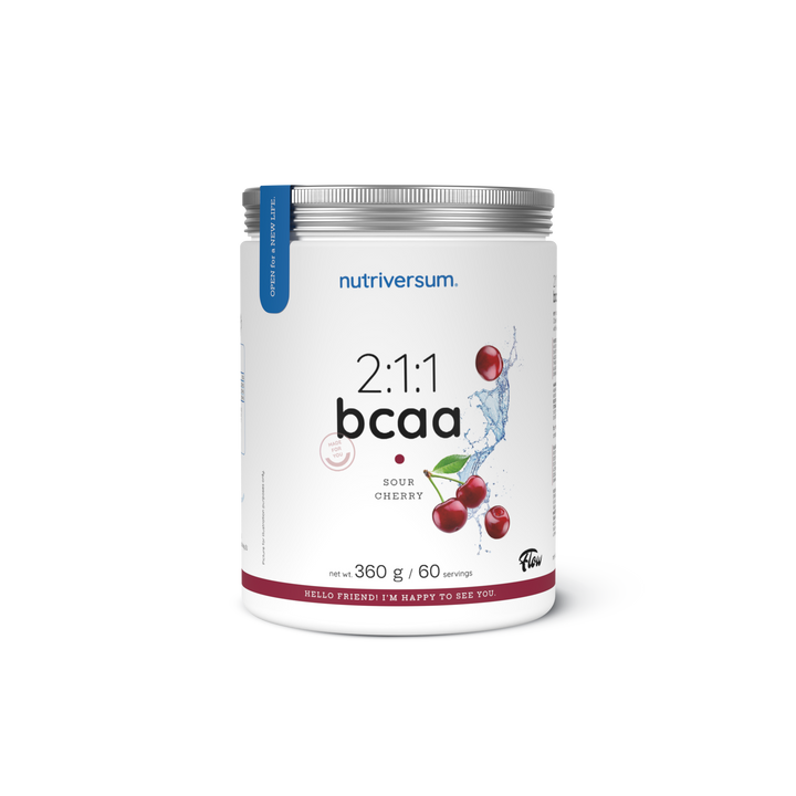 Nutriversum | BCAA| 360 Gramm | 60 Dosierringe | 2:1:1 Formel | Zero Zuckerfrei | Sofort verabreichbar |Aminosäuren | Zeittraining | Herstel | Spiergroei | Vitalität | Immunsystem | Nutriwelt