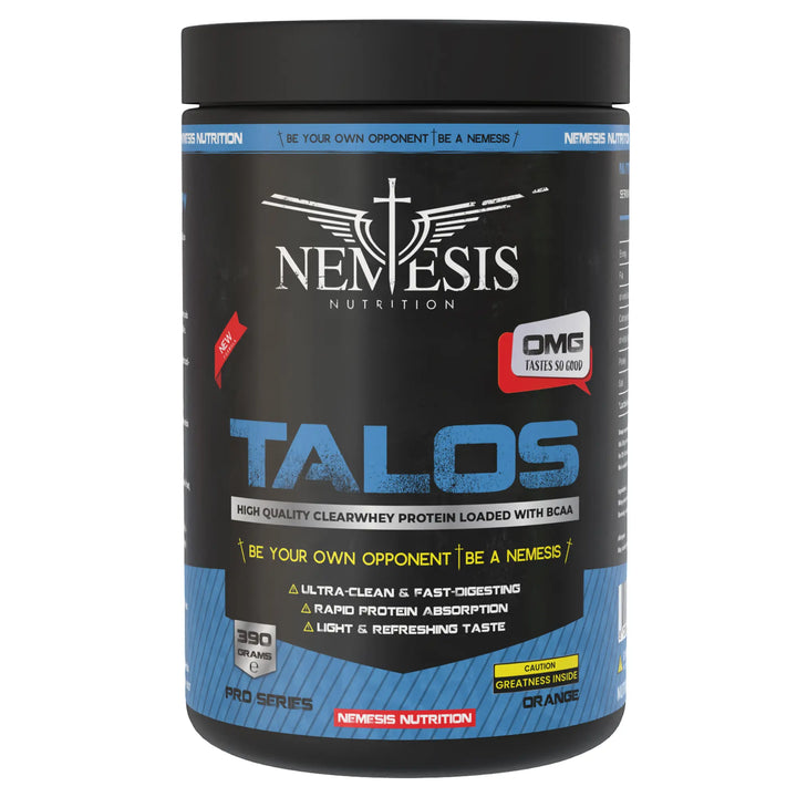 Nemesis Nutrition TALOS Clear Whey – Light & Refreshing Protein – 390 g