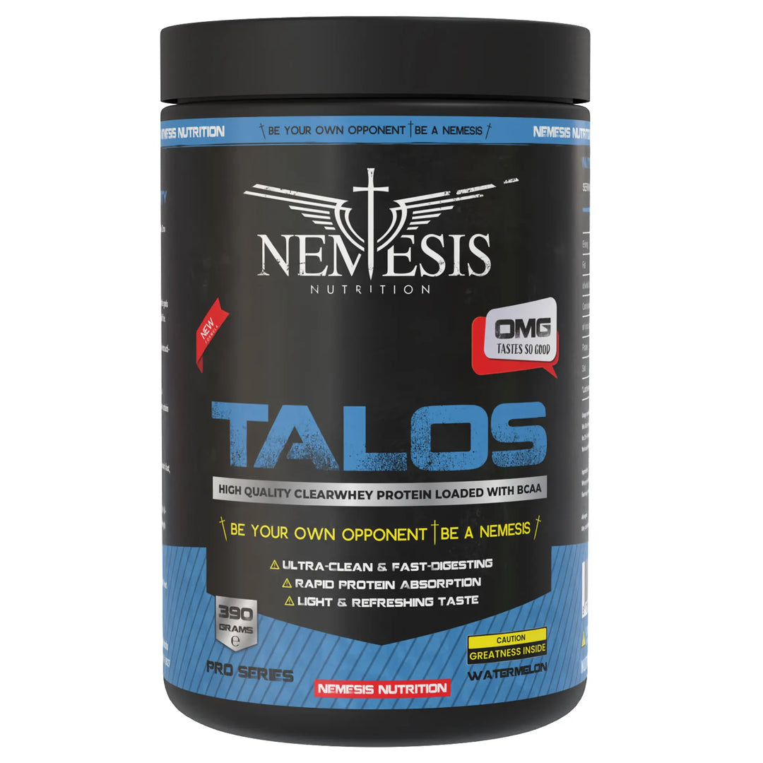 Nemesis Nutrition TALOS Clear Whey – Light & Refreshing Protein – 390 g