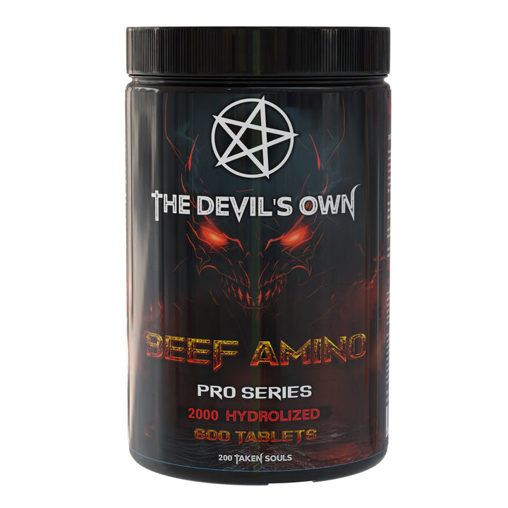 Beef Amino Tablets The Devil's Own Beef Amino 2000 600 Tablets Bottle