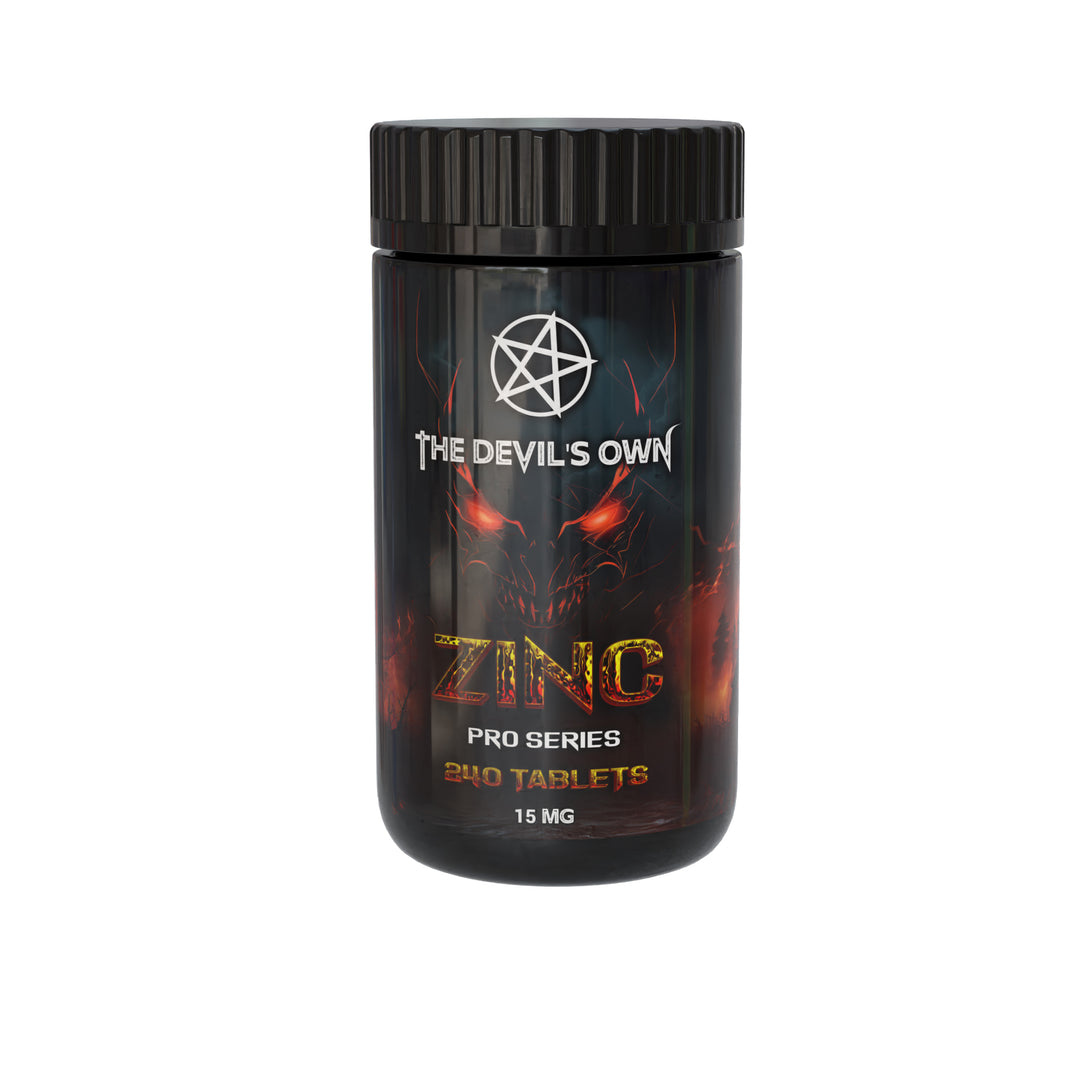 The Devil’s Own Zinc Complex – 15 mg Zinc Bisglycinate – 240 Tablets – Immune, Hormone & Recovery Support – Nutriworld