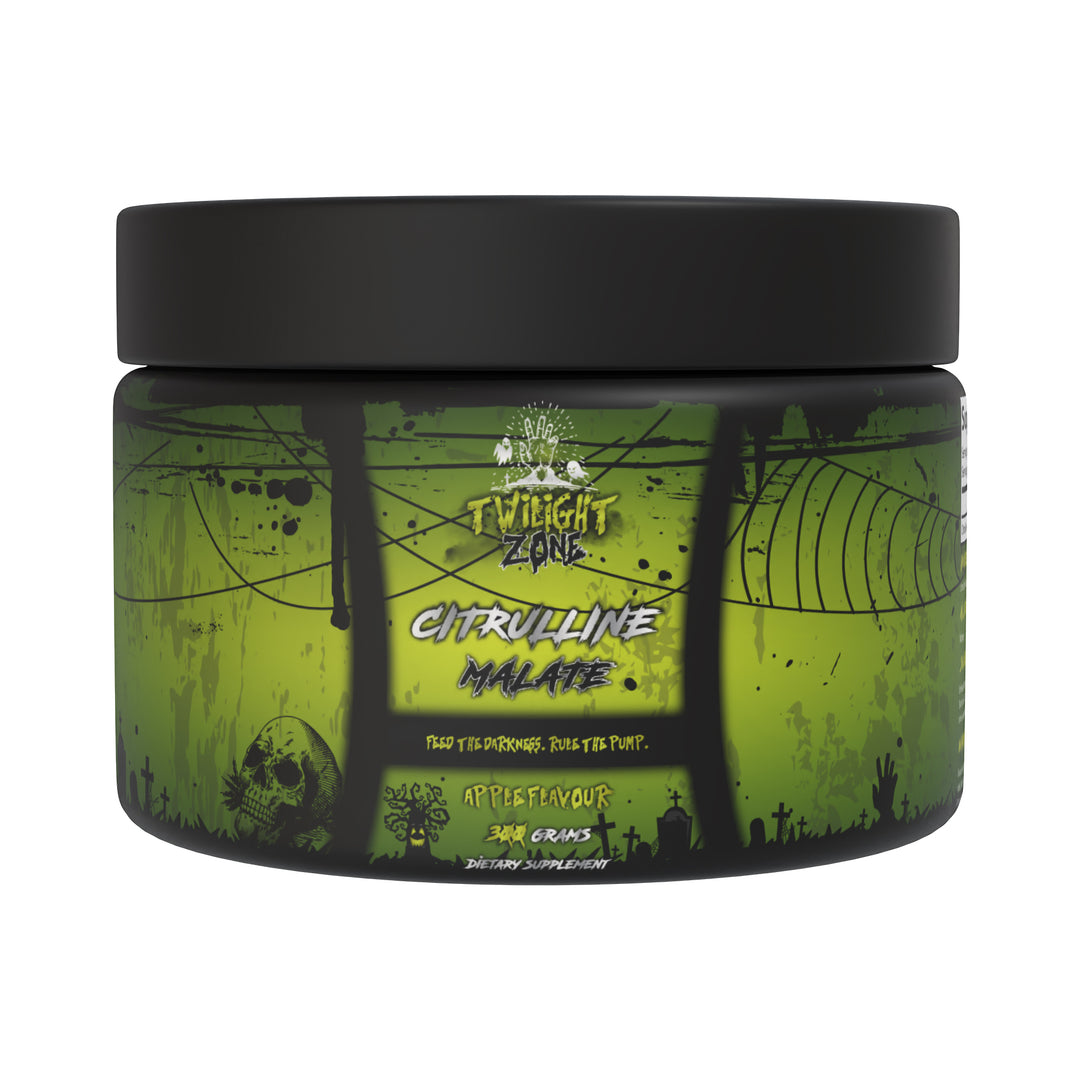TwilightZone Citrulline Malate Powder – 300 g nitric oxide pre-workout booster for muscle pump, endurance and performance.