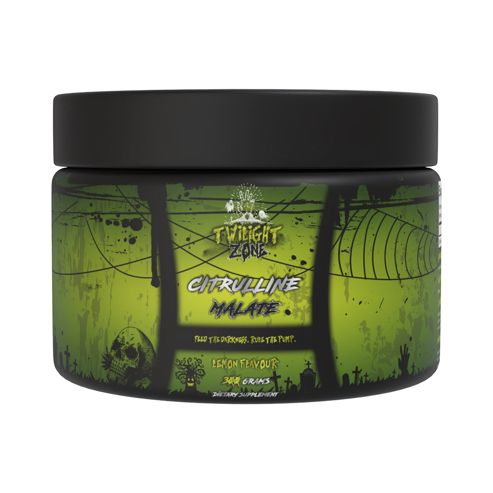 TwilightZone Citrulline Malate Powder – 300 g nitric oxide pre-workout booster for muscle pump, endurance and performance.