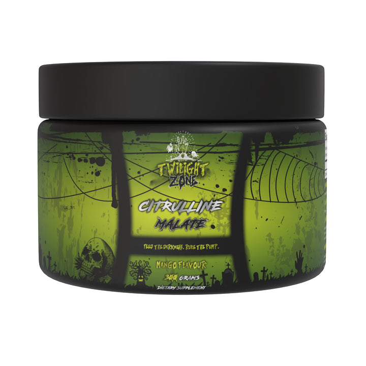 TwilightZone Citrulline Malate Powder – 300 g nitric oxide pre-workout booster for muscle pump, endurance and performance.