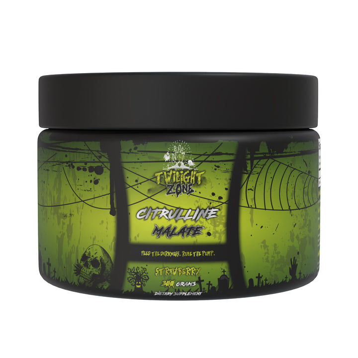 TwilightZone Citrulline Malate Powder – 300 g nitric oxide pre-workout booster for muscle pump, endurance and performance.