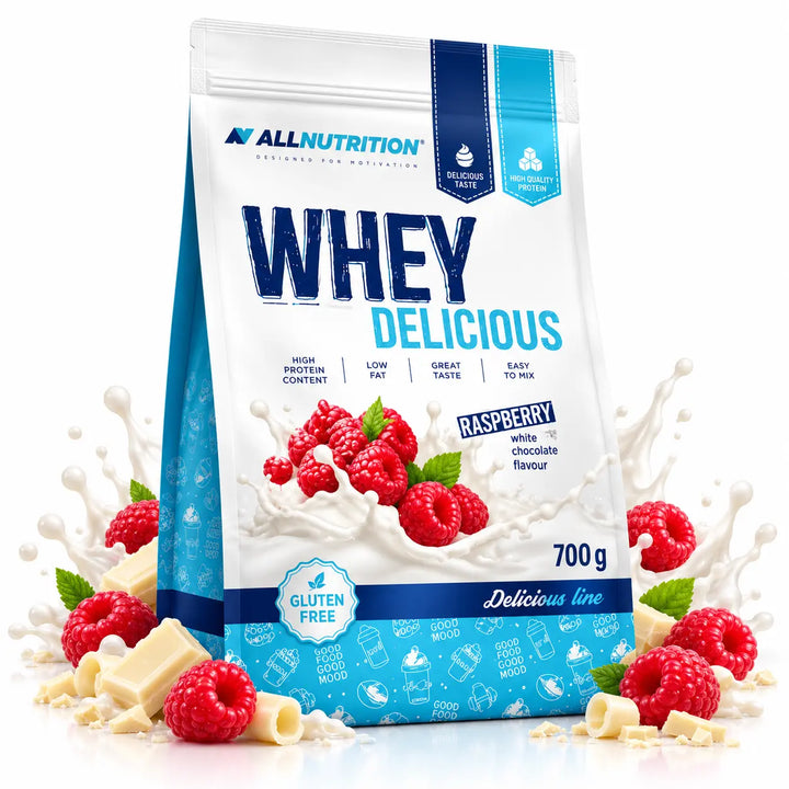 Whey Protein ALLNUTRITION Delicious White Chocolate Raspberry 700g