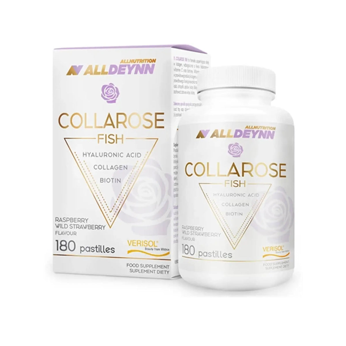 ALLDEYNN COLLAROSE marine collagen pastilles 180 raspberry wild strawberry