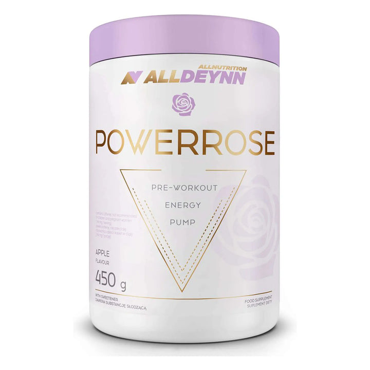 ALLDEYNN POWERROSE women’s pre-workout supplement for energy, focus and muscle pump
