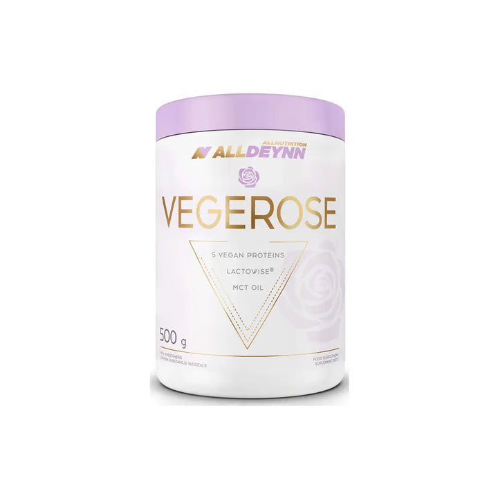 ALLDEYNN VEGEROSE plant protein powder 500g white chocolate raspberry flavor
