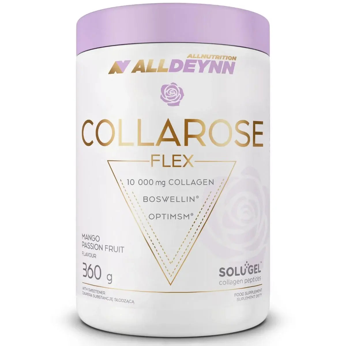 collagen peptides powder alldeynn collarose flex mango passionfruit 360gr