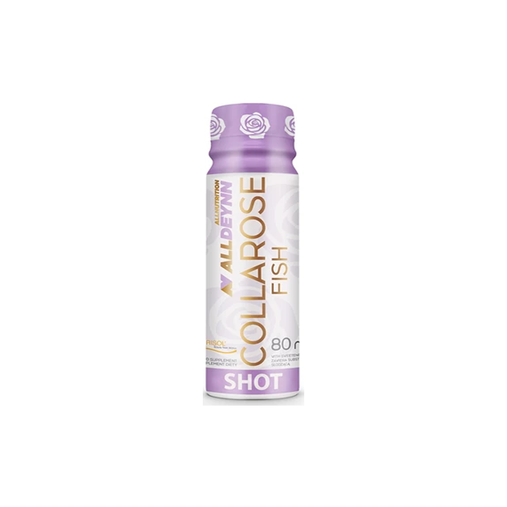 Alldeynn Collarose Shot | Marine Collagen Drink | Verisol® B | Orange Cherry | 80ml | Nutriworld