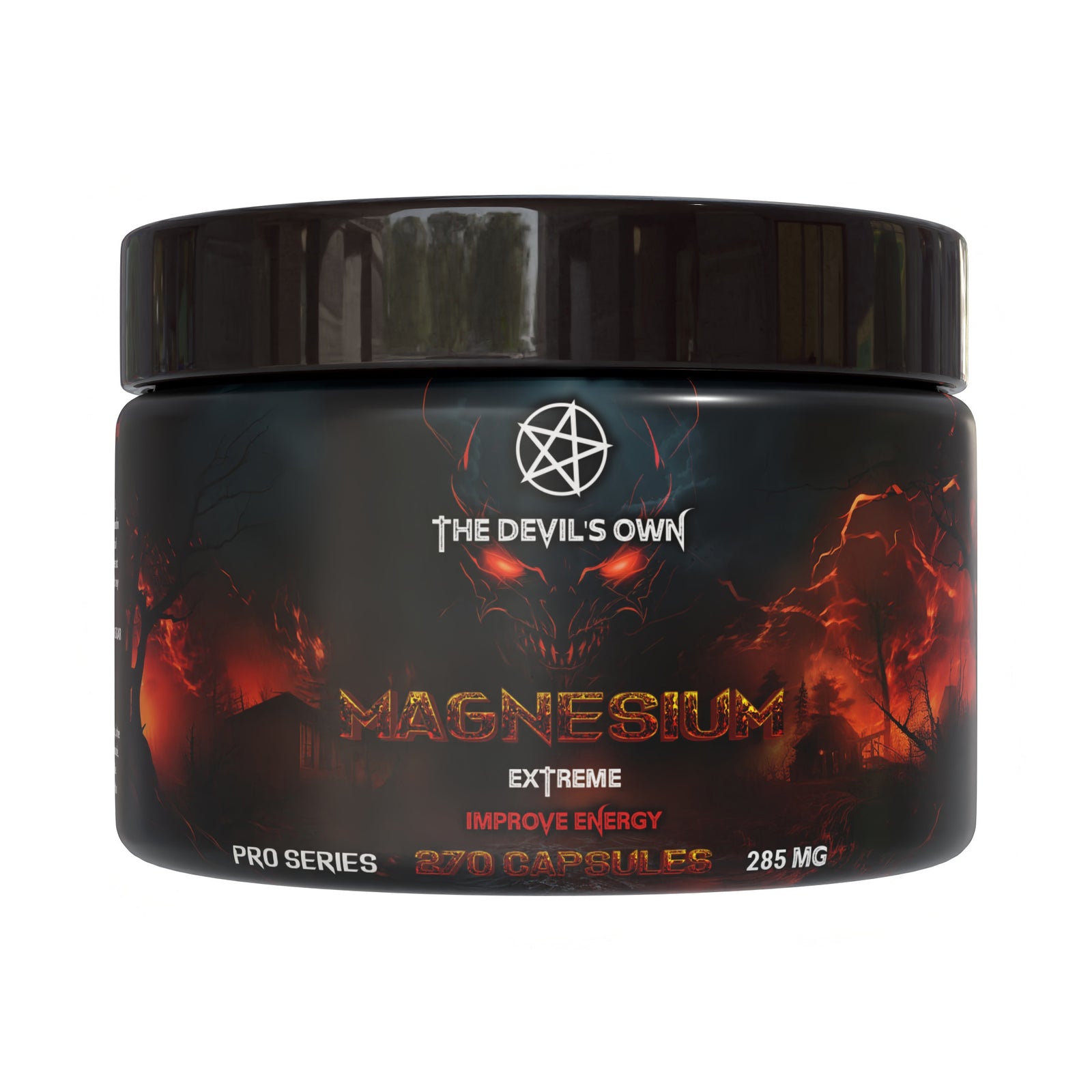 The Devil’s Own Magnesium Complex + Vitamin B6 – 270 Tablets – 285 mg Magnesium – 2.8 mg B6 – 6 Advanced Forms – Nutriworld