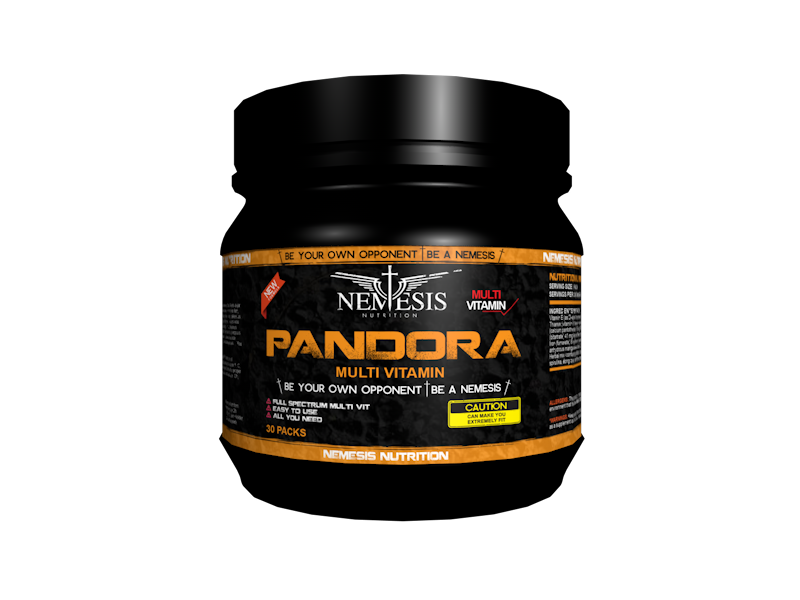 Nemesis Nutrition | Pandora | Vitamine en Mineralen | 30 doseringen | 1 zakje per dag | Extra Omega 3 | Nutriworld