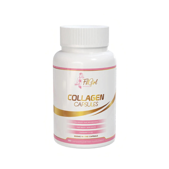 Bovine Collagen Capsules FitGirl Nutrition 180 Caps Vitamin C