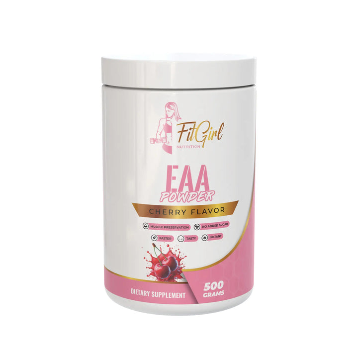 FitGirl EAA, essential amino acids for women, 500g EAA powder, recovery and hydration supplement, Nutriworld
