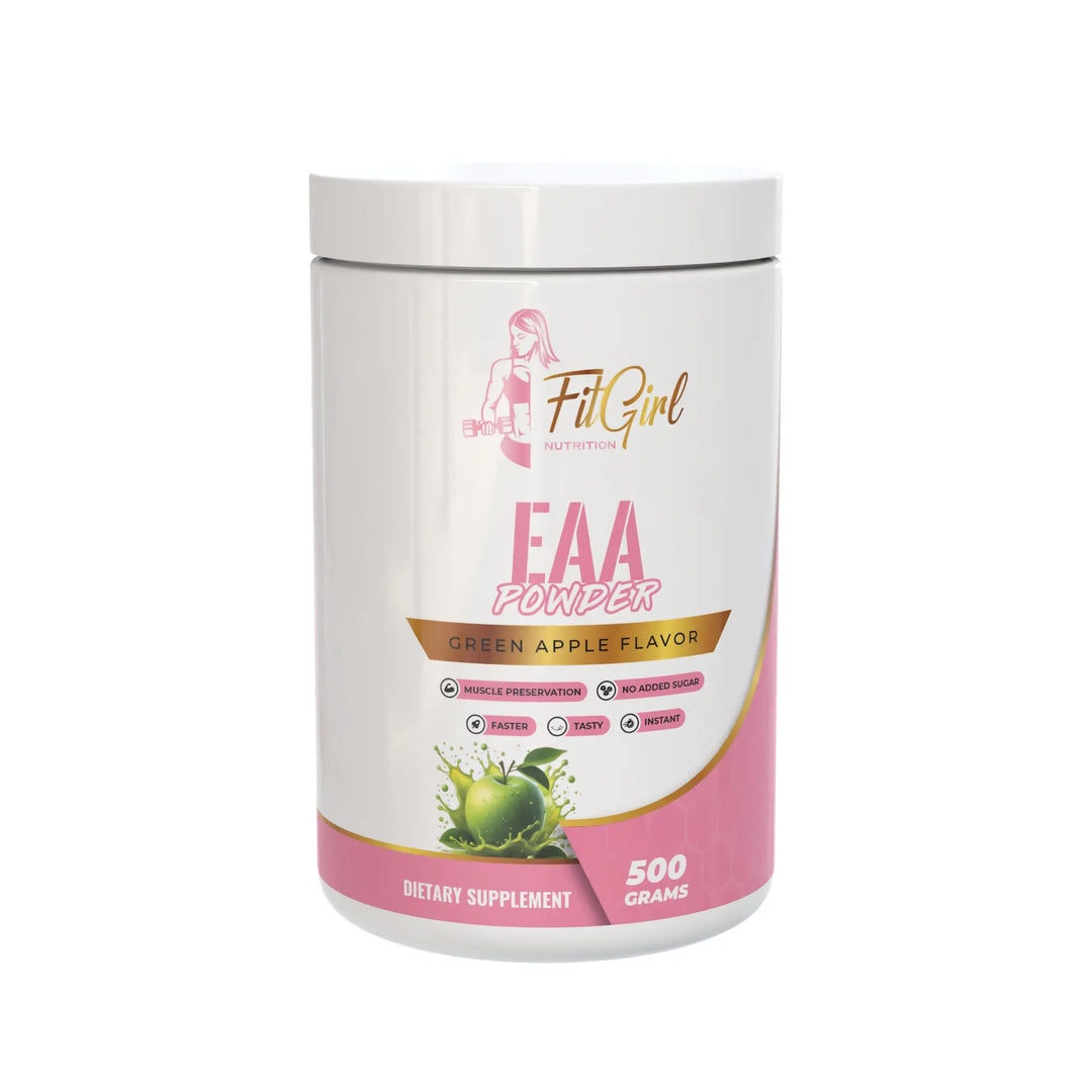 FitGirl EAA, essential amino acids for women, 500g EAA powder, recovery and hydration supplement, Nutriworld
