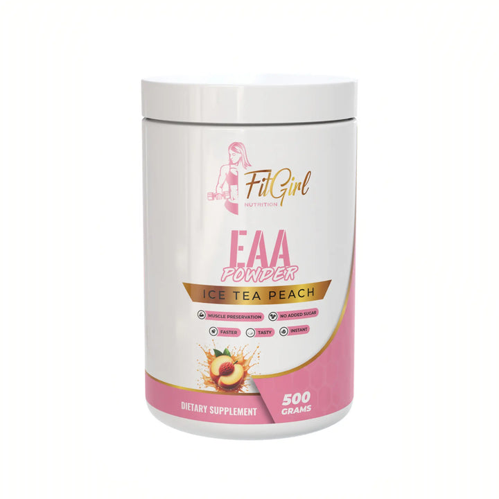 FitGirl EAA, essential amino acids for women, 500g EAA powder, recovery and hydration supplement, Nutriworld
